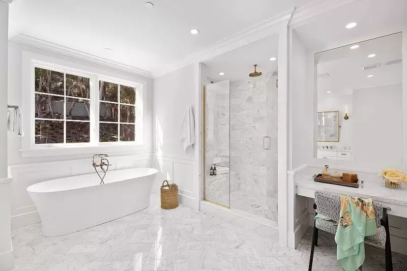 White Bathroom Tiles