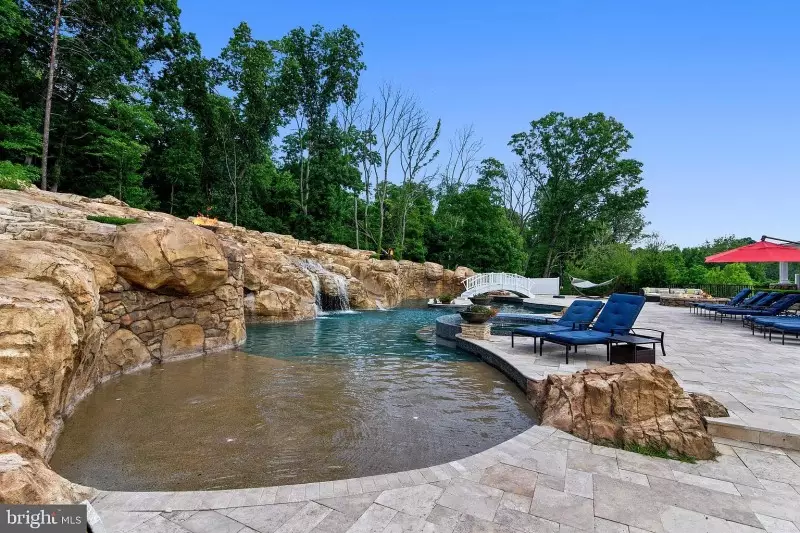 Pool Landscaping with Rocks